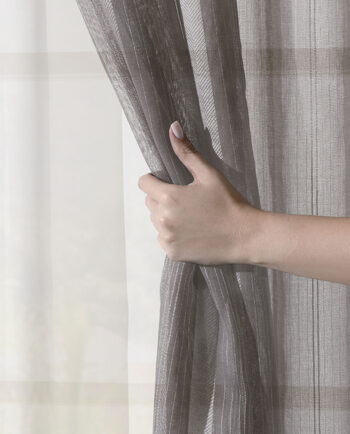 Bonome Revestimentos - Ribeirão Preto/SP - Cortina - Bella Janela Cortinas - Linha Duplex - Partenon